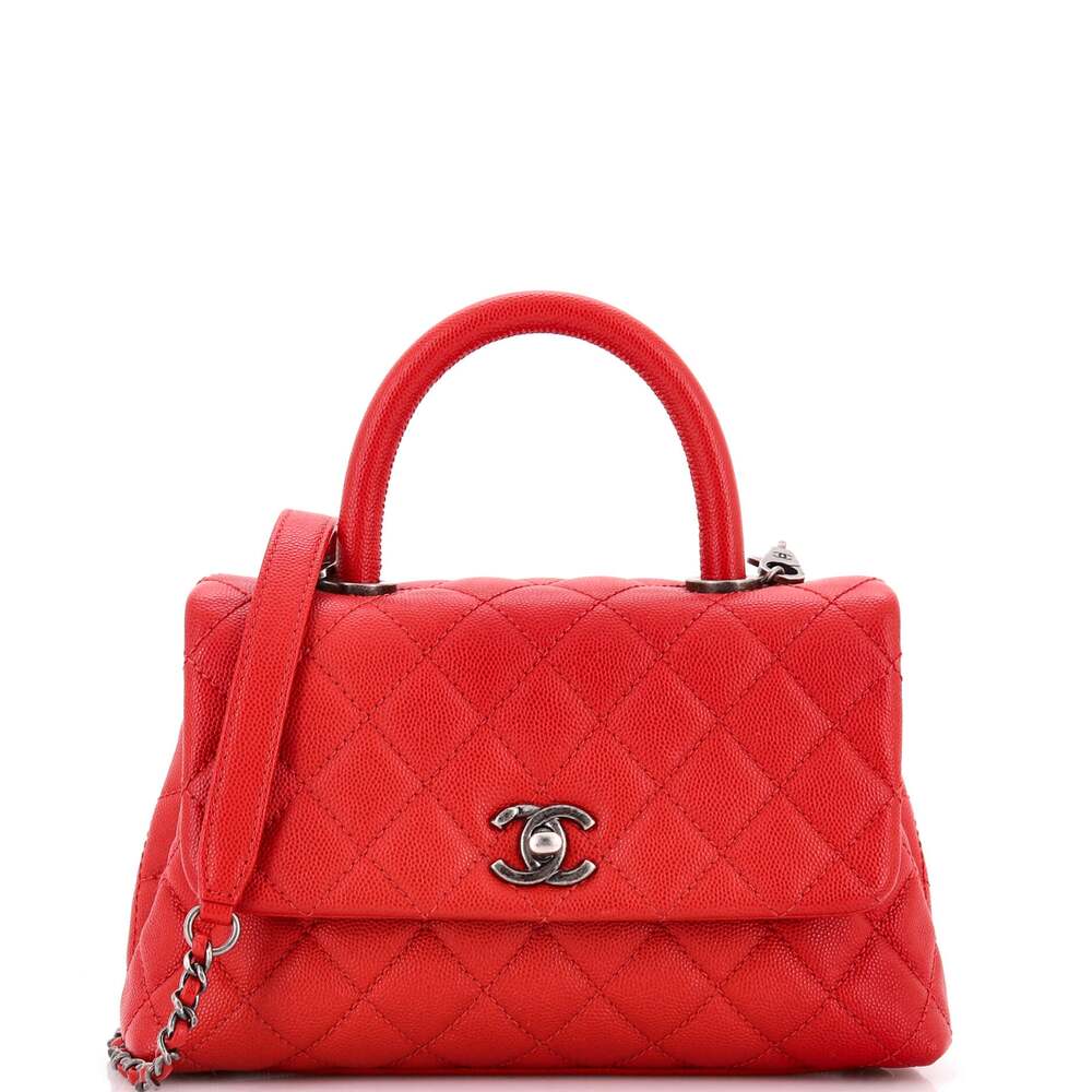 Chanel Coco Top Handle Bag Quilted #248389C48B